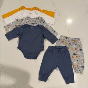 6pc baby boy clothes